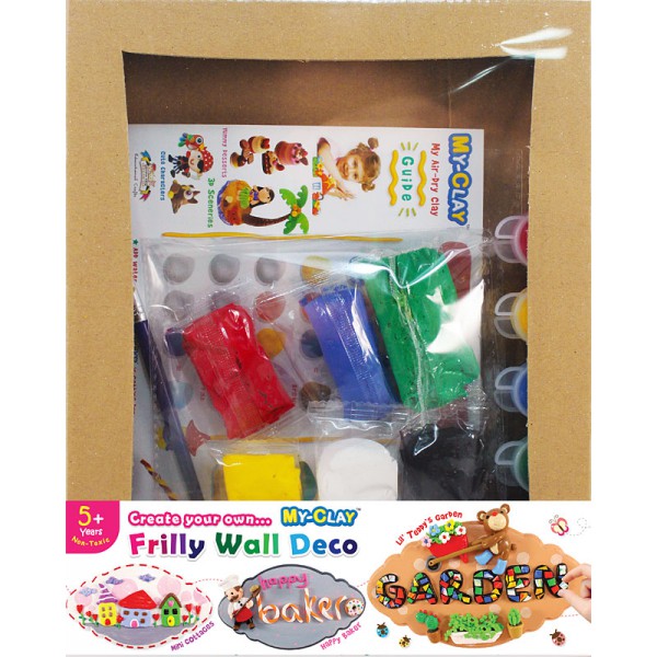 My-Clay Frilly Wall Deco Kit