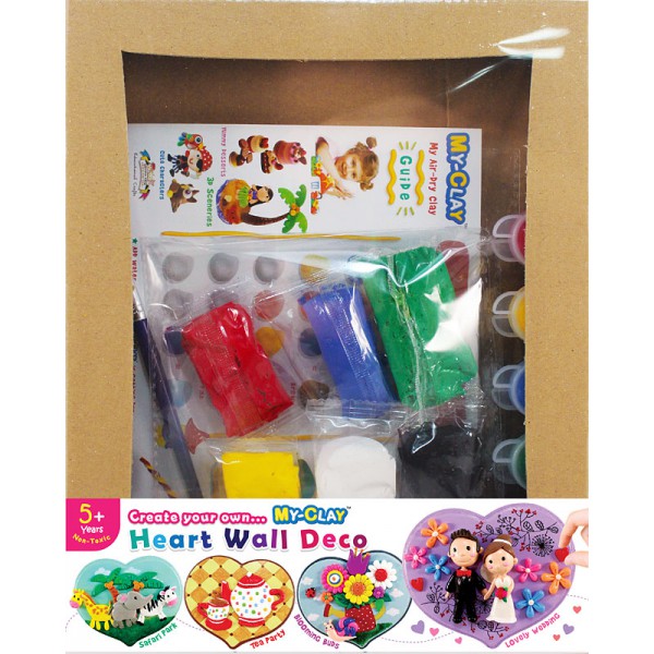 My-Clay Heart Wall Deco Kit