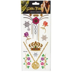 Temporary Fashion Glitter Tattoo - Latge Mix Pack of 5 Temporary Fashion Glitter Tattoo - Latge Mix Pack of 5