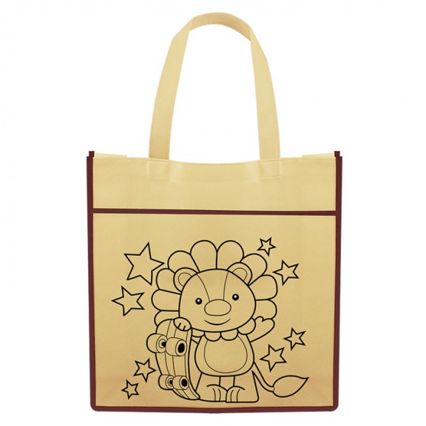 DIY Animal Tote Bag Painting Loose