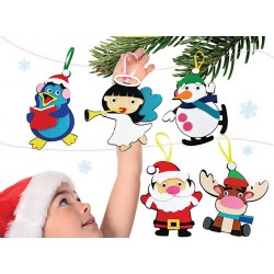 Felt Christmas Deco Hanger Kit - Pack of 5 Felt Christmas Deco Hanger Kit - Pack of 5