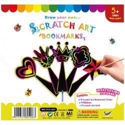 Scratch Art Bookmarks 5 Pack Scratch Art Bookmarks 5 Pack